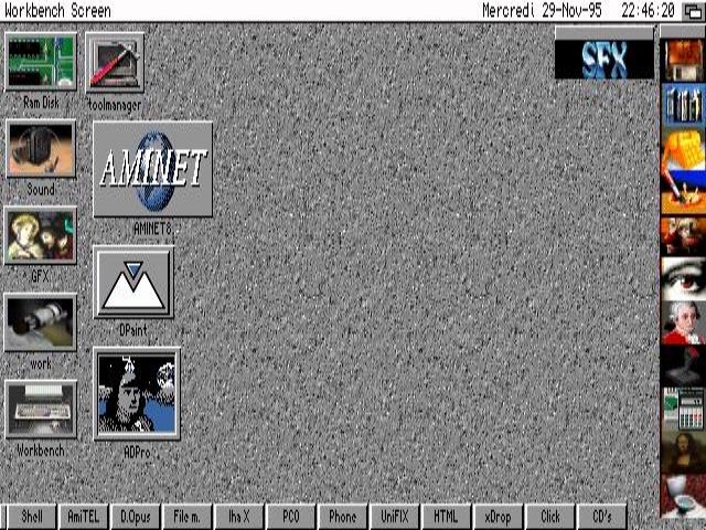 AmigaOS workbench screen shot